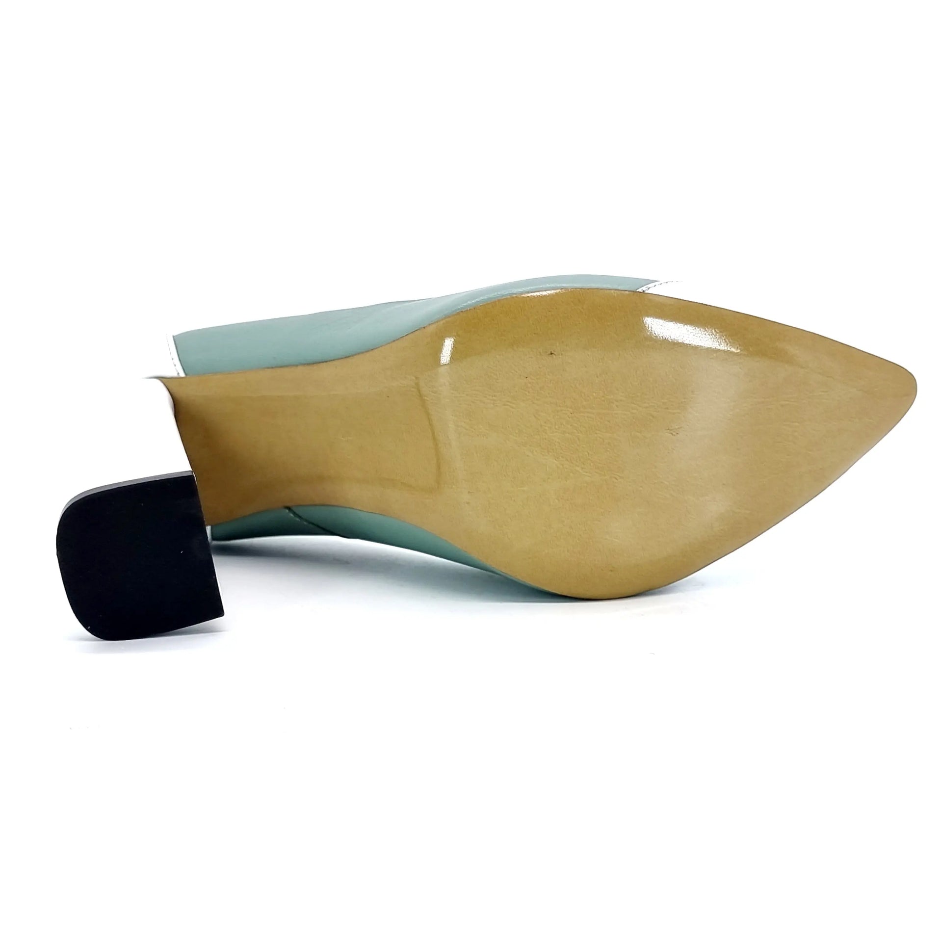 MV 28205 WHITE/MINT Heels | familyshoecentre