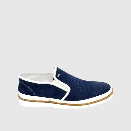 GER 302 NAVY Loafers | familyshoecentre