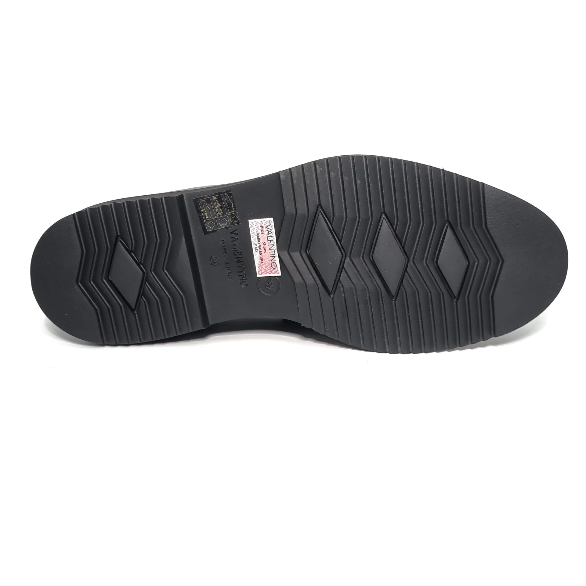 VALENTINO 19650 BLACK SLIP ON Loafers | familyshoecentre