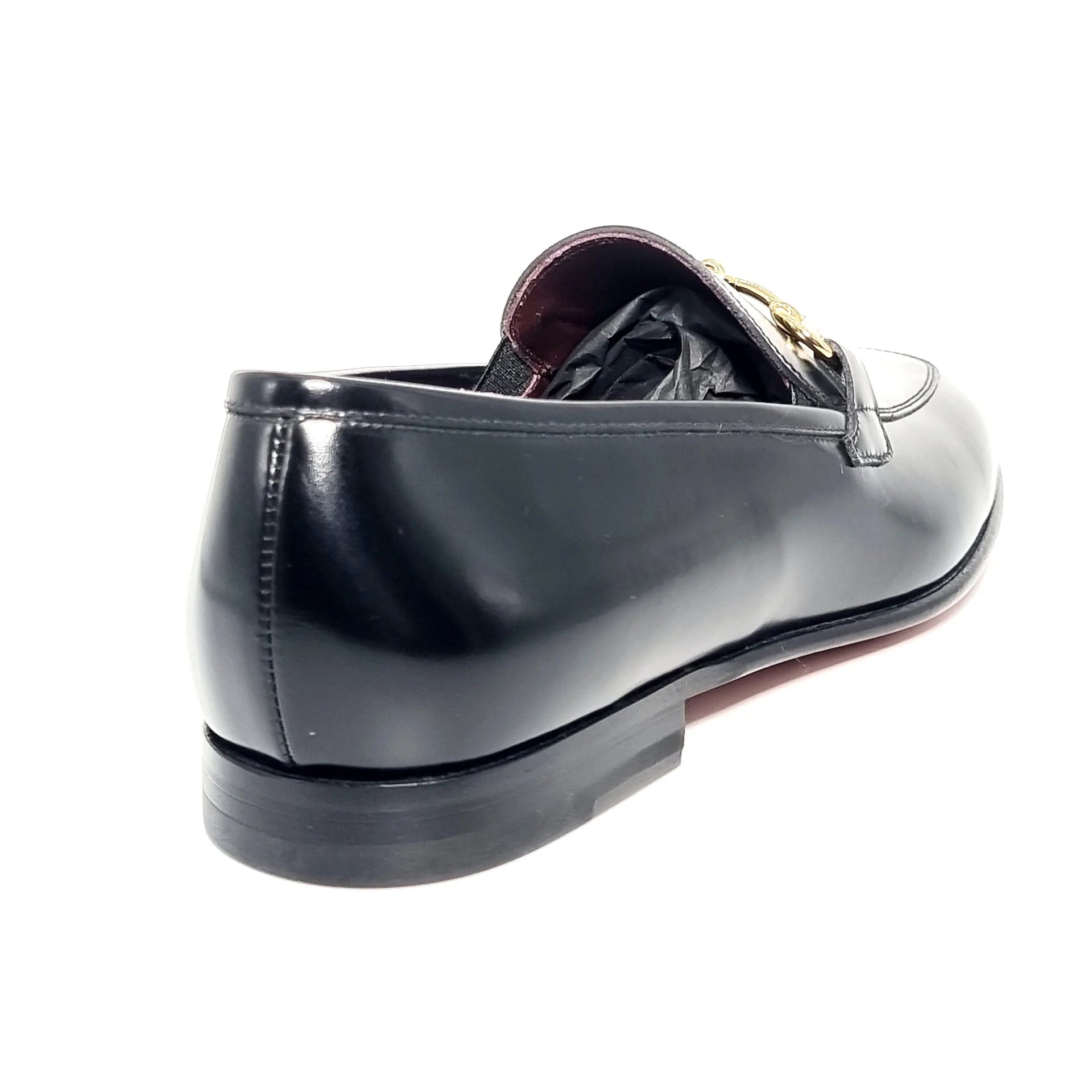 VALENTINO 19671 BLACK SLIP ON Loafers | familyshoecentre