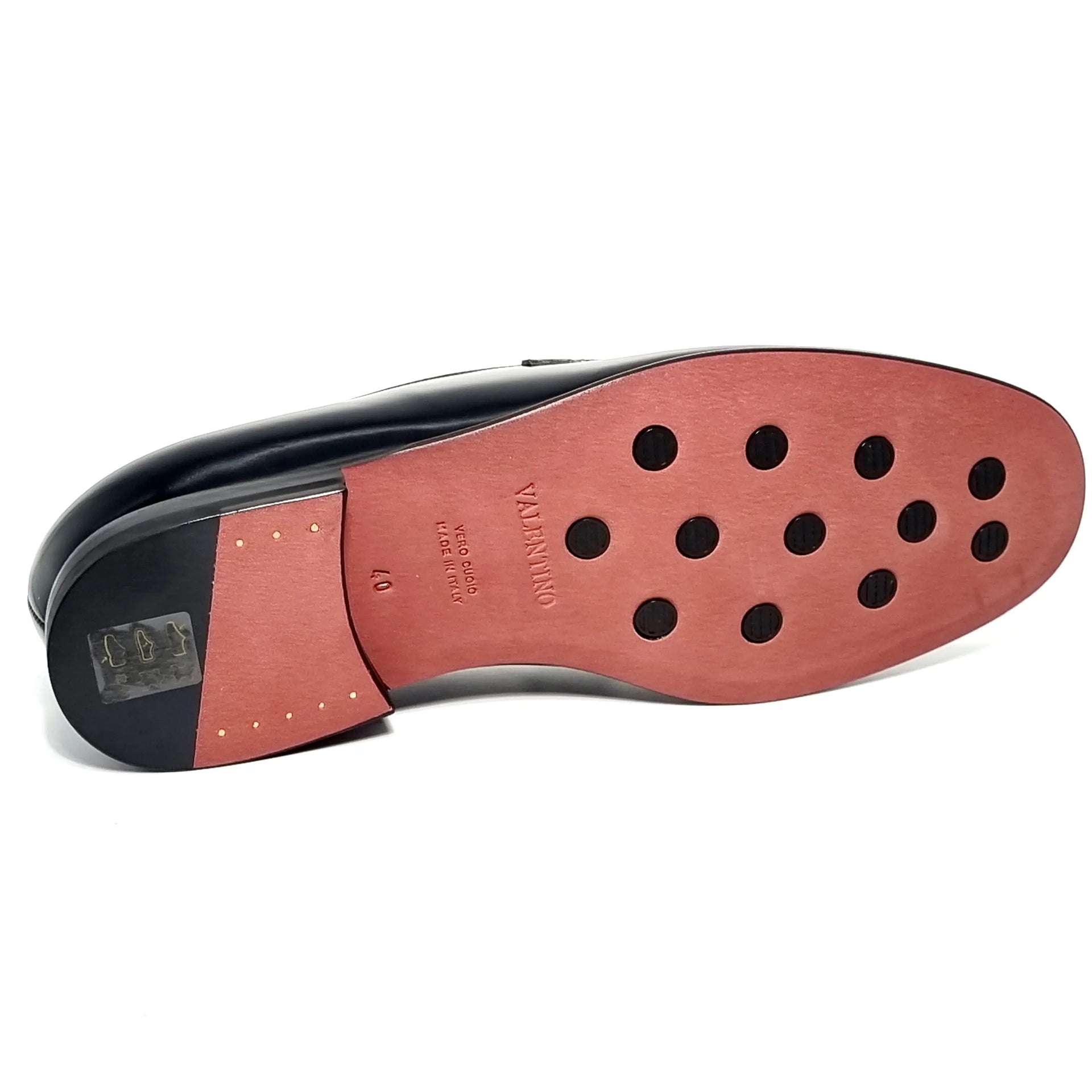 VALENTINO 19671 BLACK SLIP ON Loafers | familyshoecentre