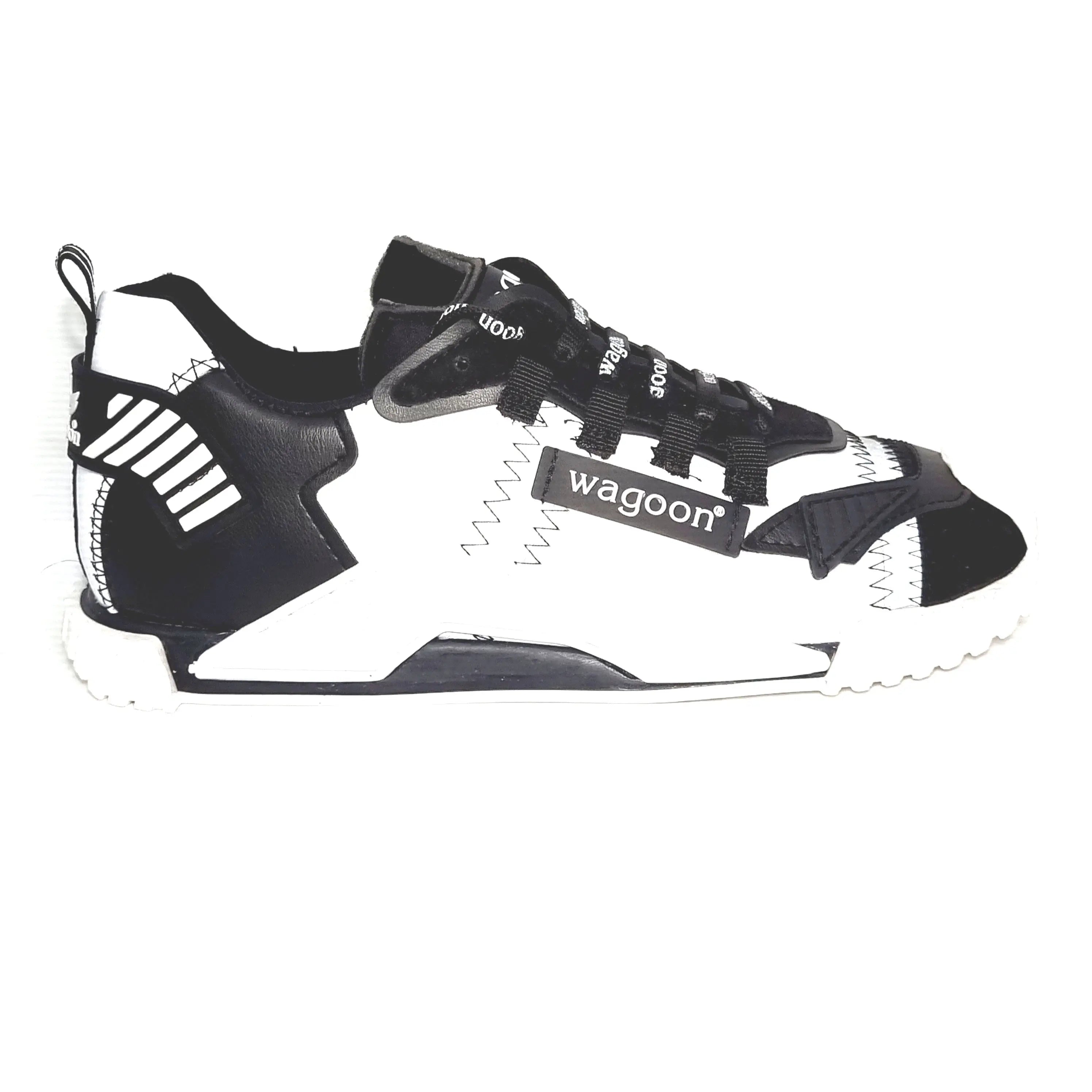 WAGOON 203 WHITE/BLACK Sneakers | familyshoecentre