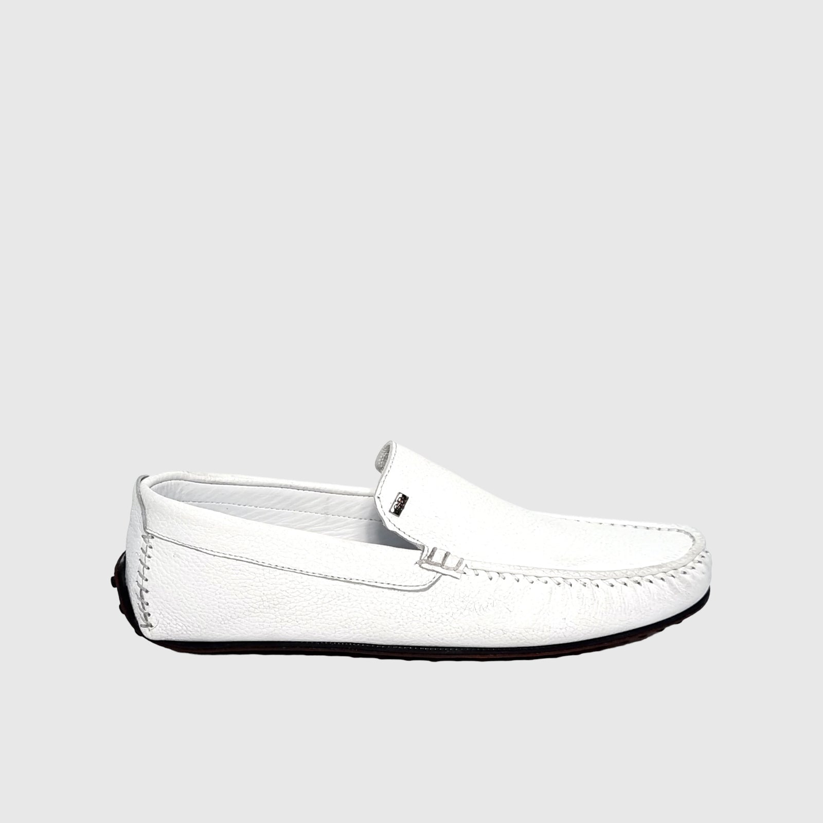 GER 203 WHITE Loafers | familyshoecentre