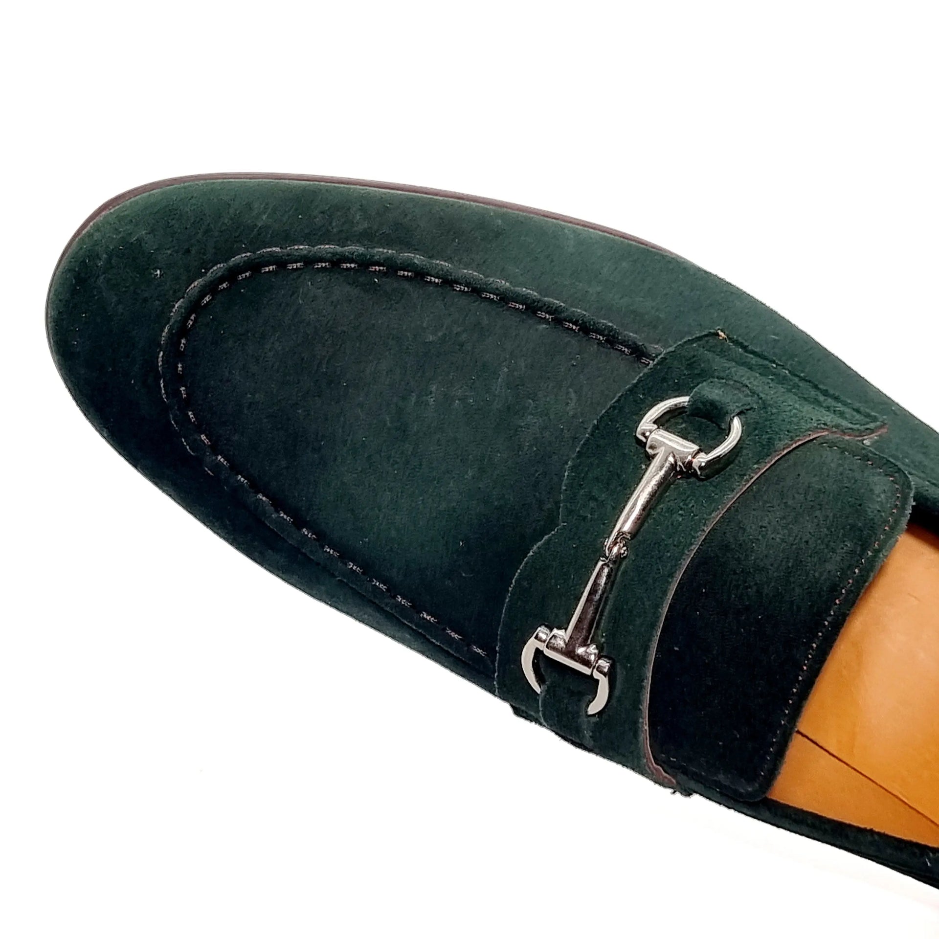 BERWICK 5208 GREEN Loafers | familyshoecentre