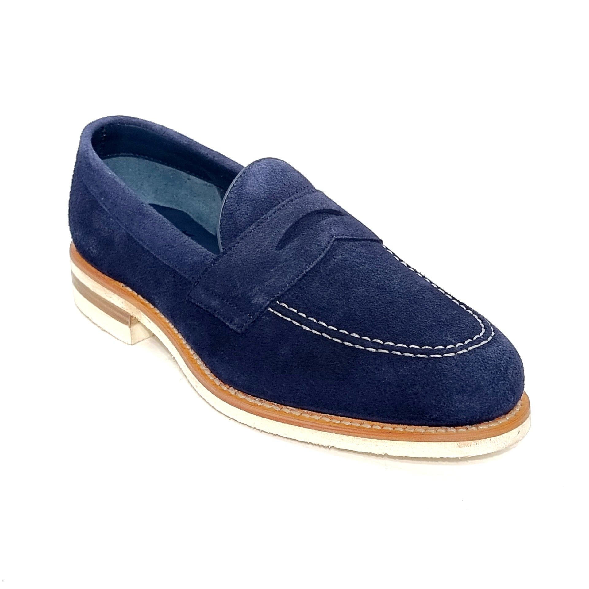 BERWICK 5138 NAVY Loafers | familyshoecentre