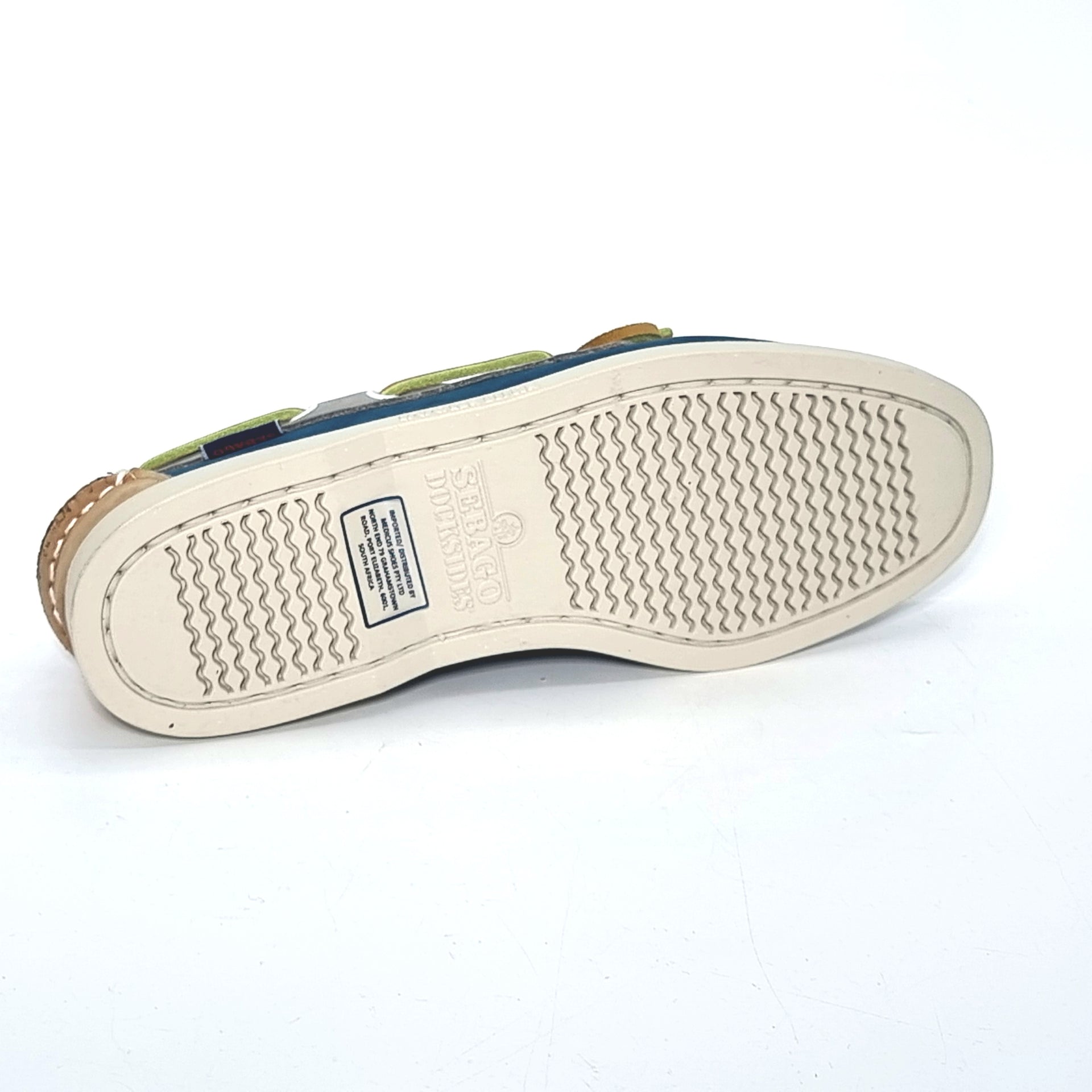 SEBAGO PORTLAND SPINAKKER BLUE/CAMEL/GREY Loafers | familyshoecentre