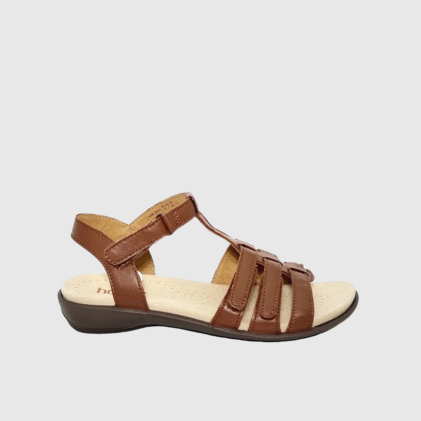 HOTTER SOL RICH TAN Sandals | familyshoecentre