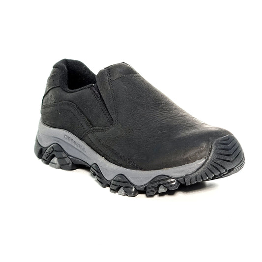 MERRELL MOAB ADVENTURE 3 MOC BLACK Loafers | familyshoecentre