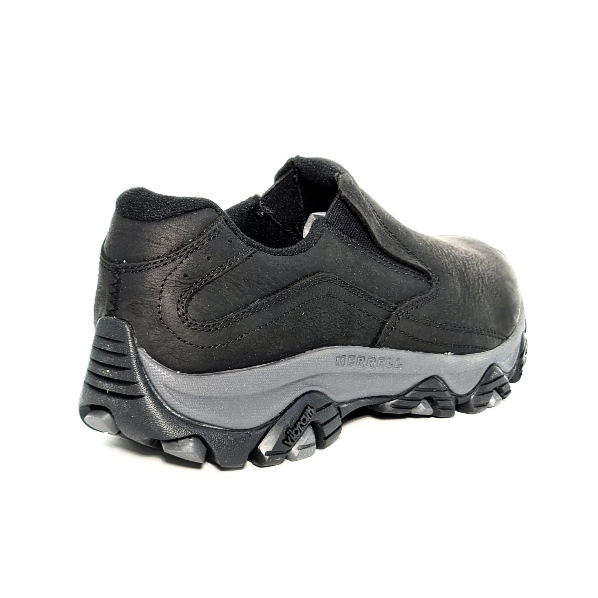 MERRELL MOAB ADVENTURE 3 MOC BLACK Loafers | familyshoecentre