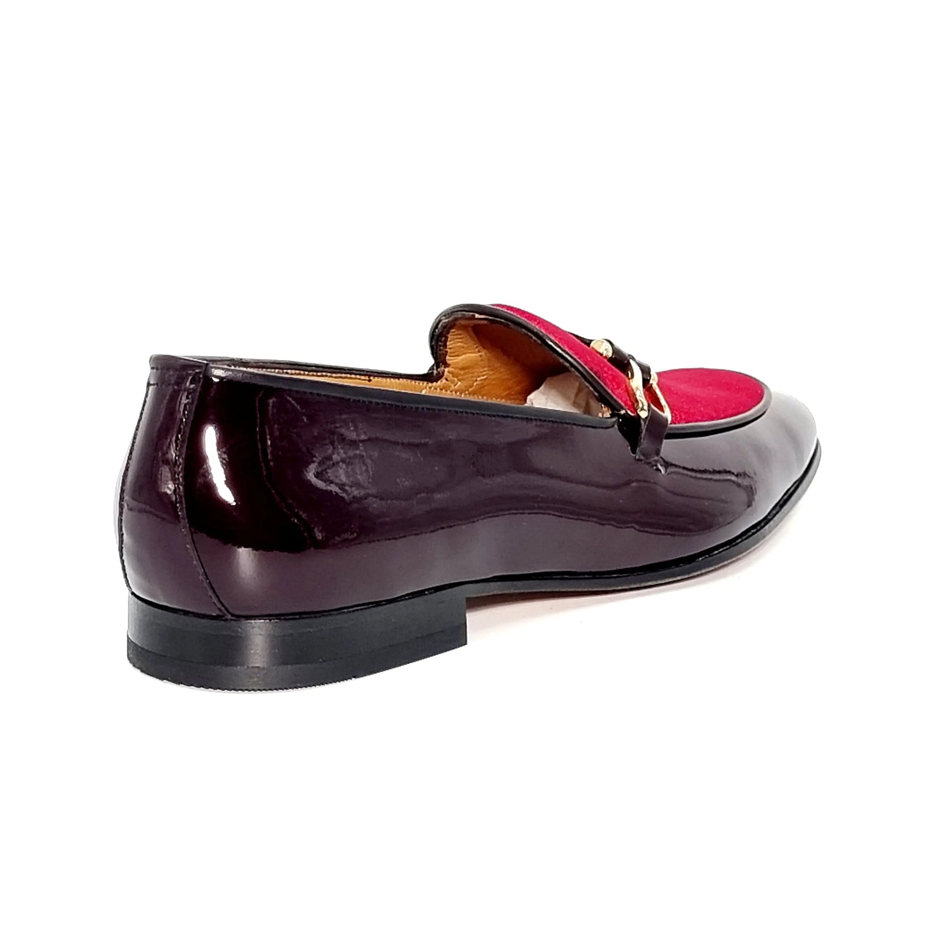 ELI 11654 BURGANDY Loafers | familyshoecentre