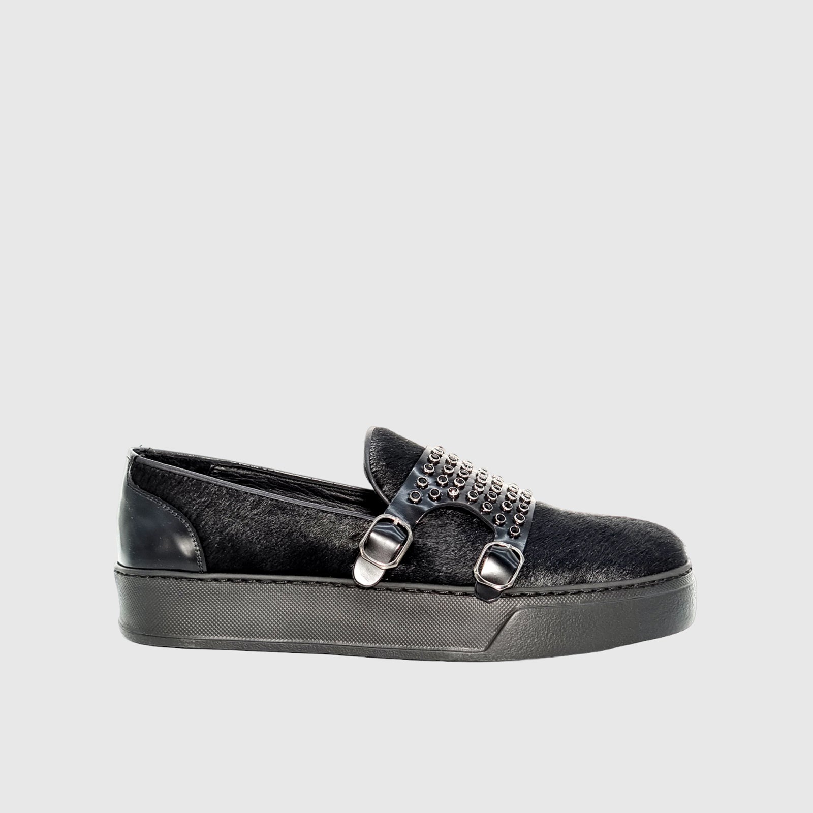 ELI 10350 BLACK BLING SNEAKER Sneakers | familyshoecentre