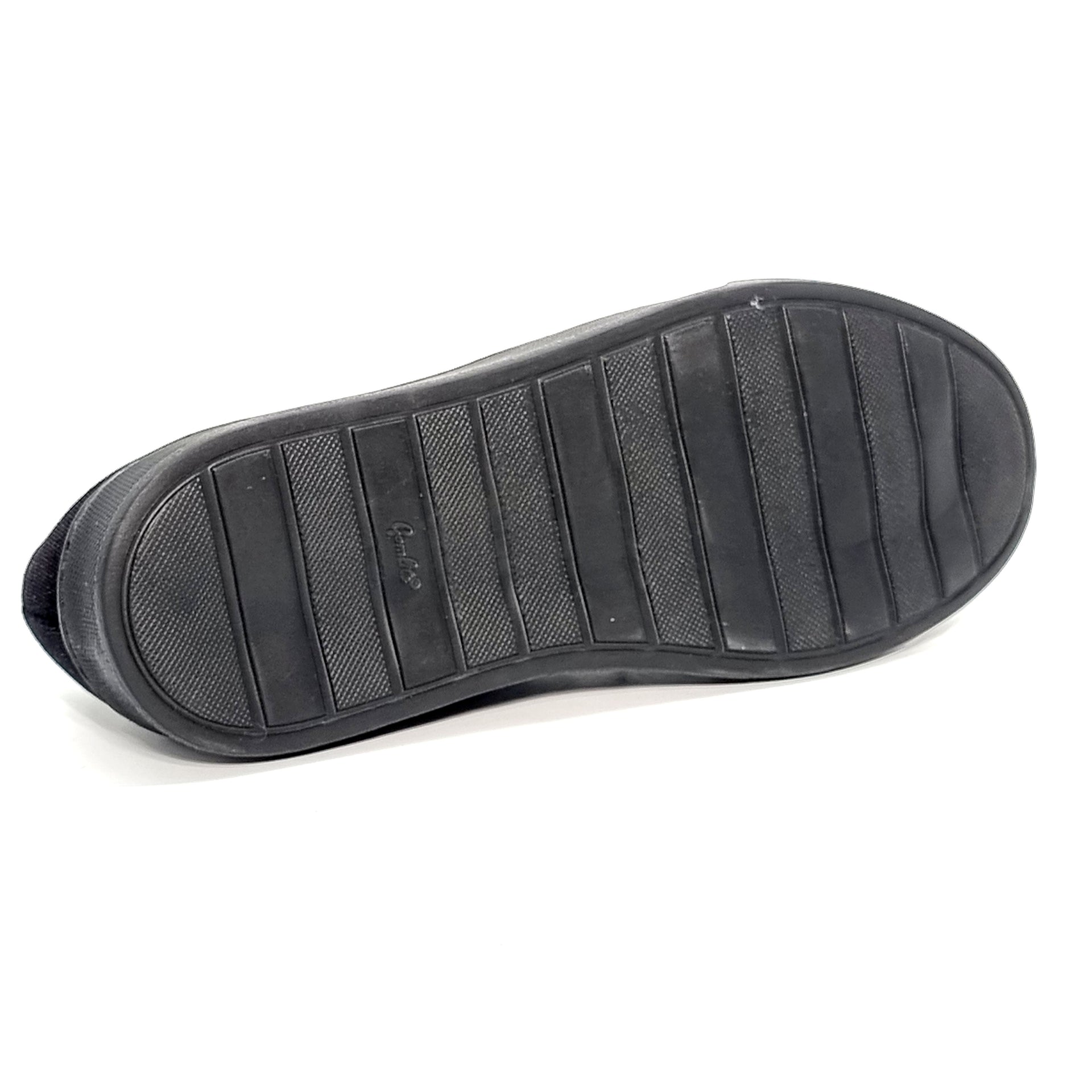 ELI 109 BLACK VELVET WITH STONES SNEAKER Sneakers | familyshoecentre