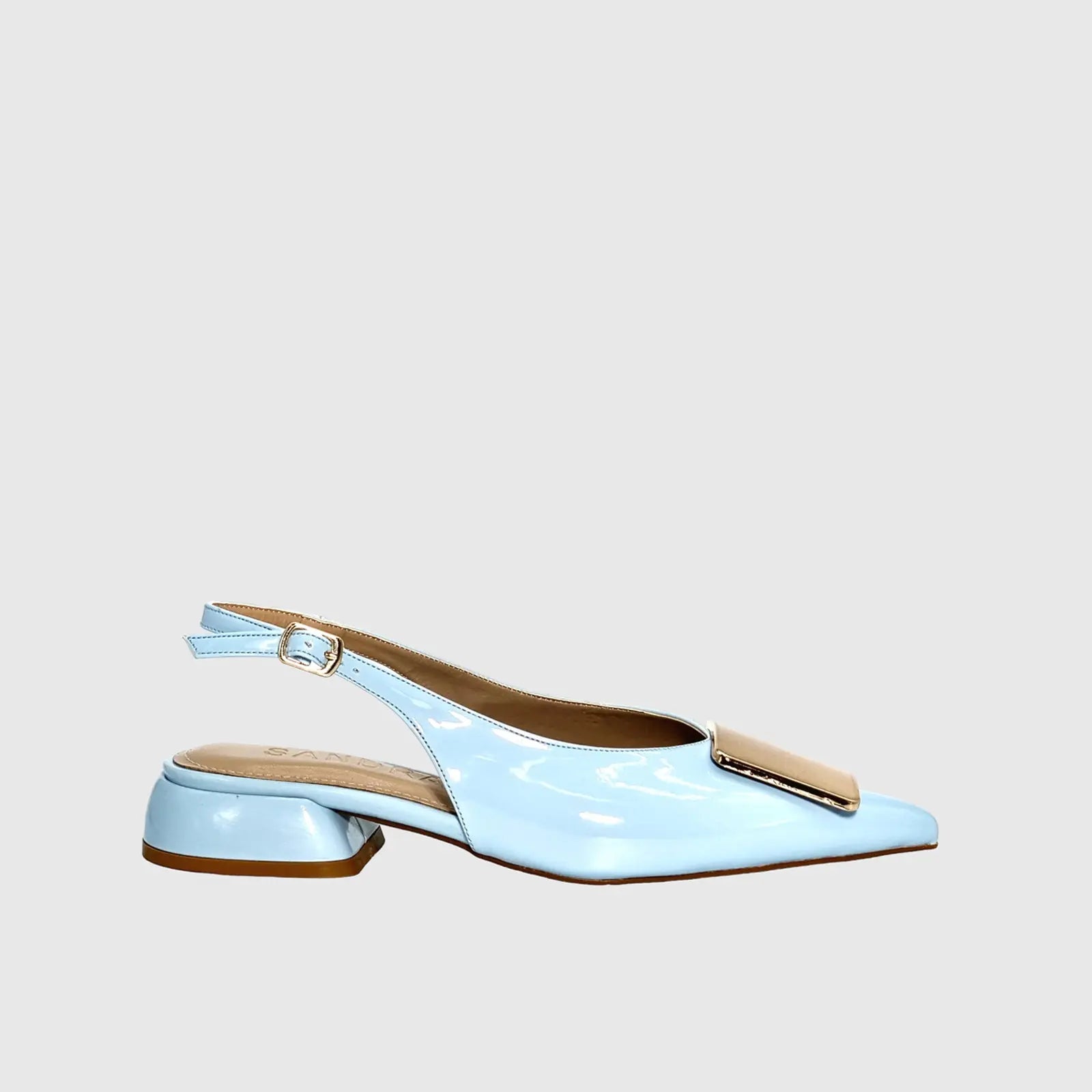 SANDRA 2302 BLUE Heels | familyshoecentre