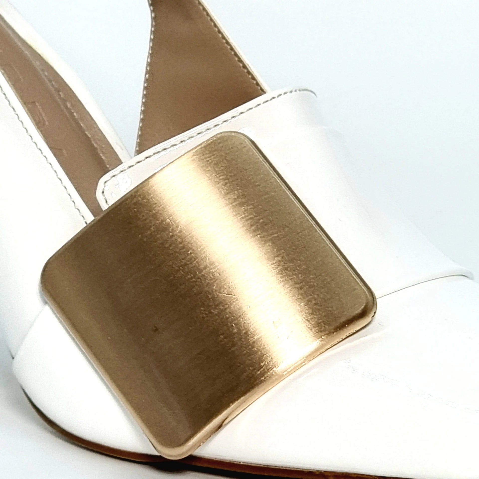 SANDRA 8057 WHITE Heels | familyshoecentre