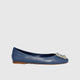 MAX 22078 NAVY LADIES BALLERINA Pumps | familyshoecentre