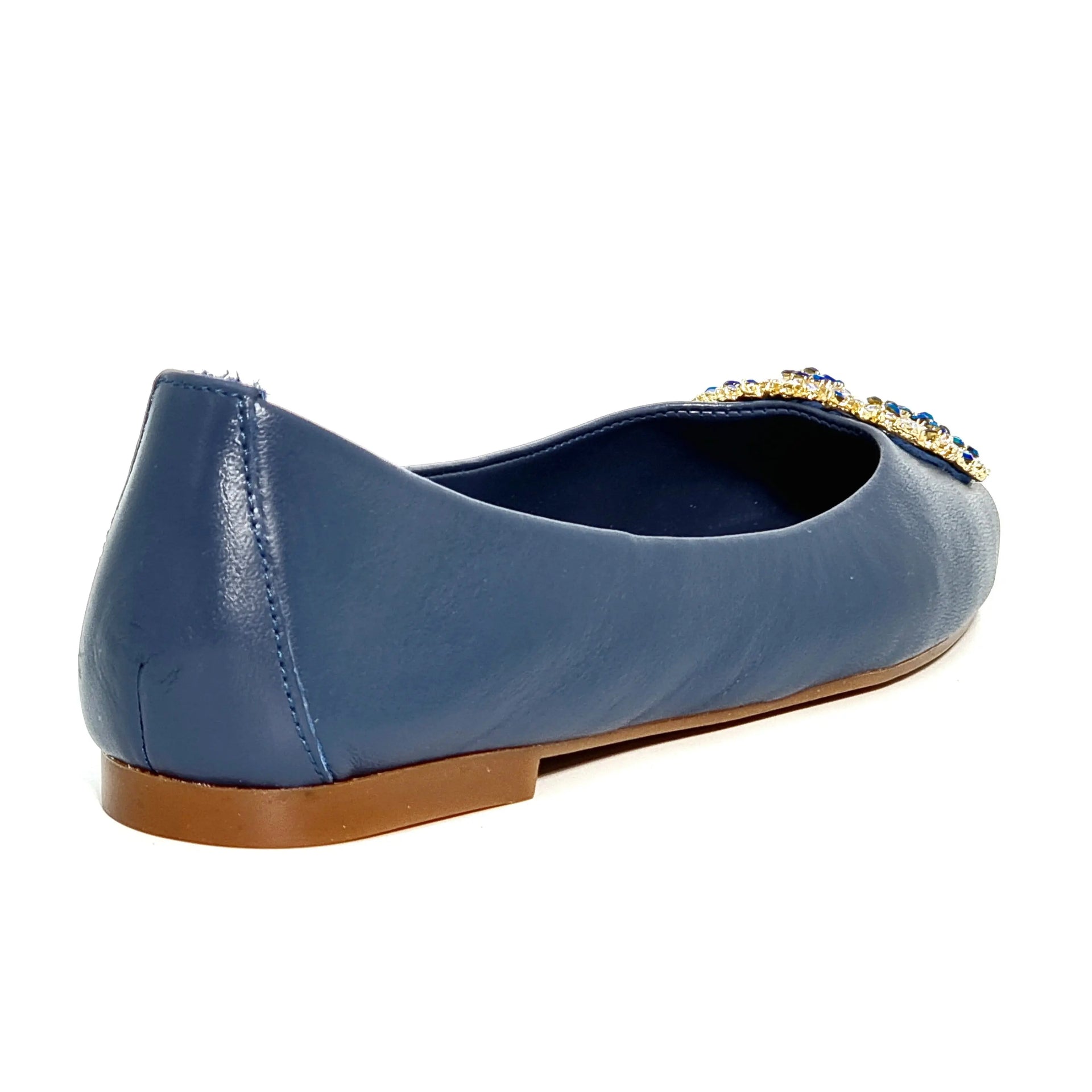 MAX 22078 NAVY LADIES BALLERINA Pumps | familyshoecentre