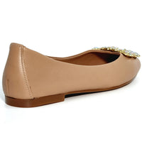 MAX 22083 NUDE LADIES BALLERINA Pumps | familyshoecentre