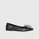 MAX 22053 BLACK LADIES BALLERINA Pumps | familyshoecentre