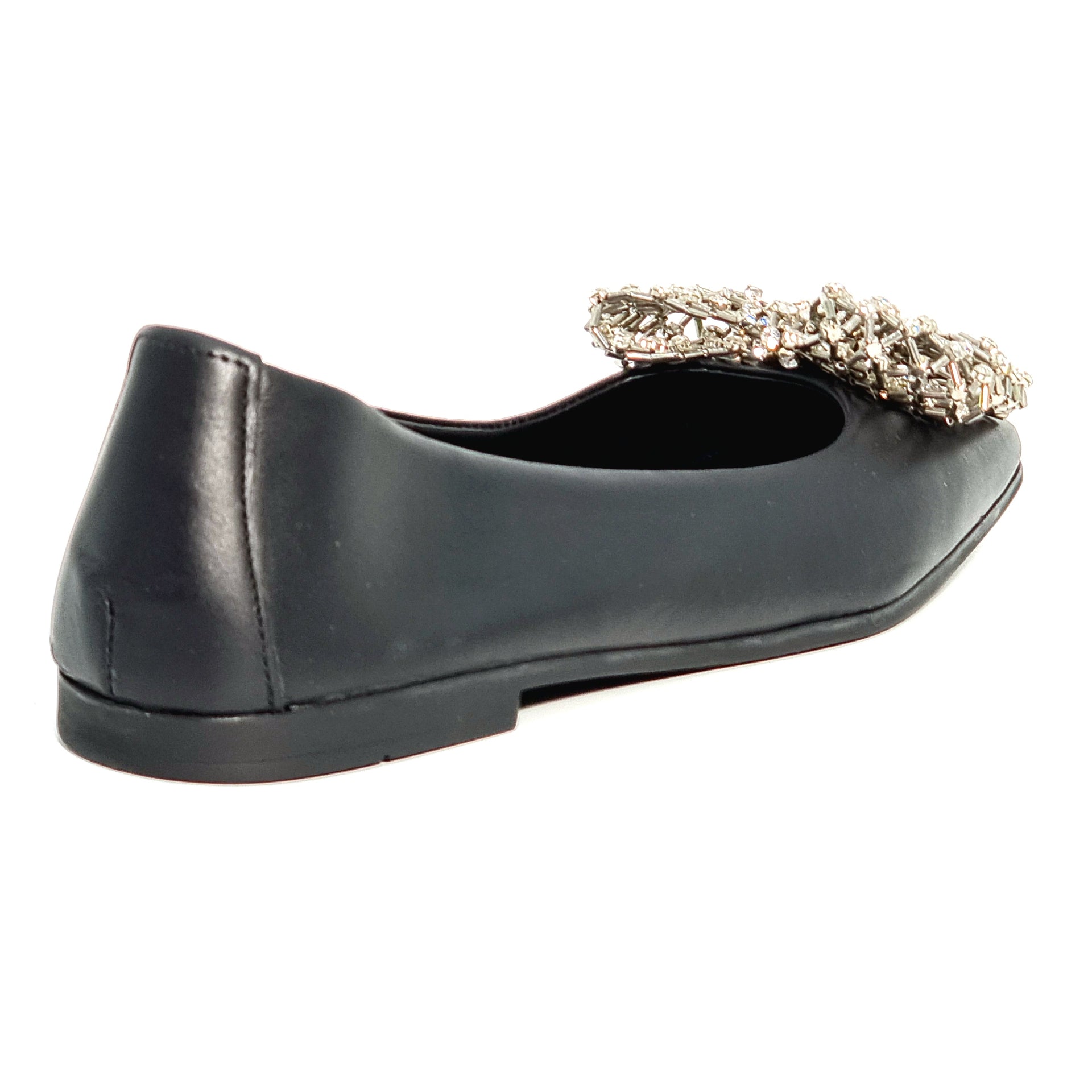 MAX 22053 BLACK LADIES BALLERINA Pumps | familyshoecentre