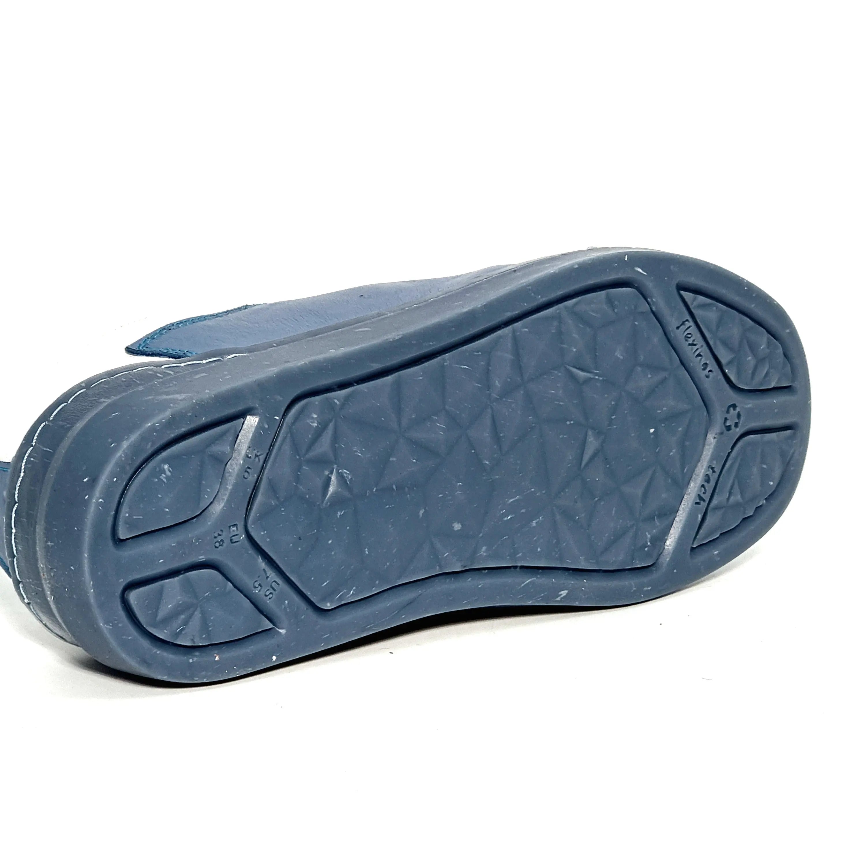 FLEXI 14122 WHITE BLUE LADIES SNEAKER Sneakers | familyshoecentre