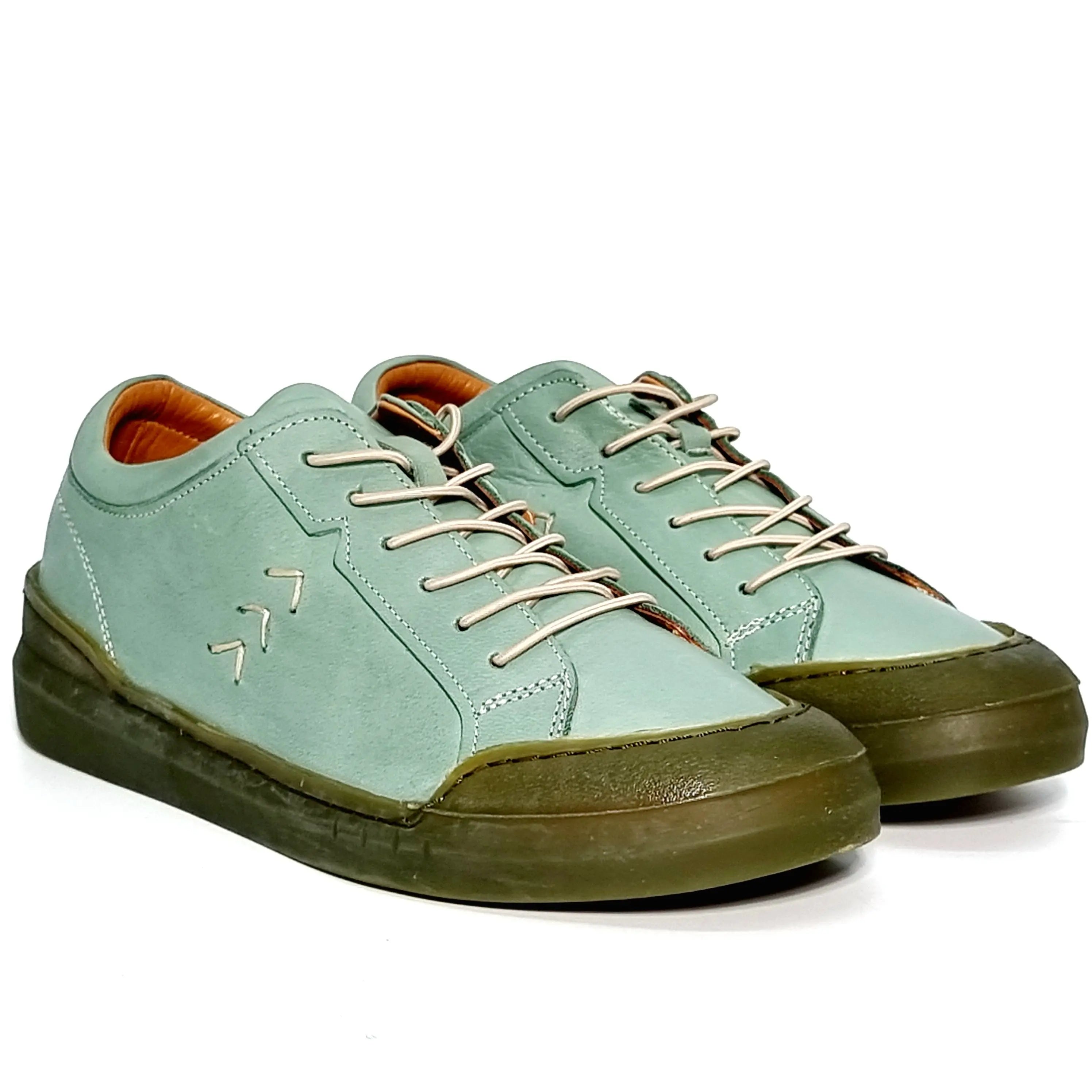 FLEXI 14121 GREEN LADIES SNEAKER Sneakers | familyshoecentre