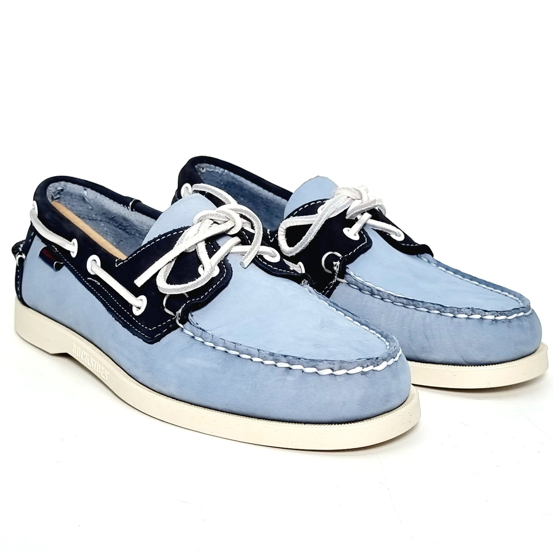 SEBAGO PORTLAND ARCHIVE LT/BLUE Loafers | familyshoecentre