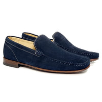 JOSS 4501 NAVY Loafers | familyshoecentre