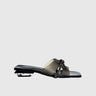 PM K623 BLACK Sandals | familyshoecentre