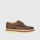 CALCE 37423 BROWN Oxfords | familyshoecentre