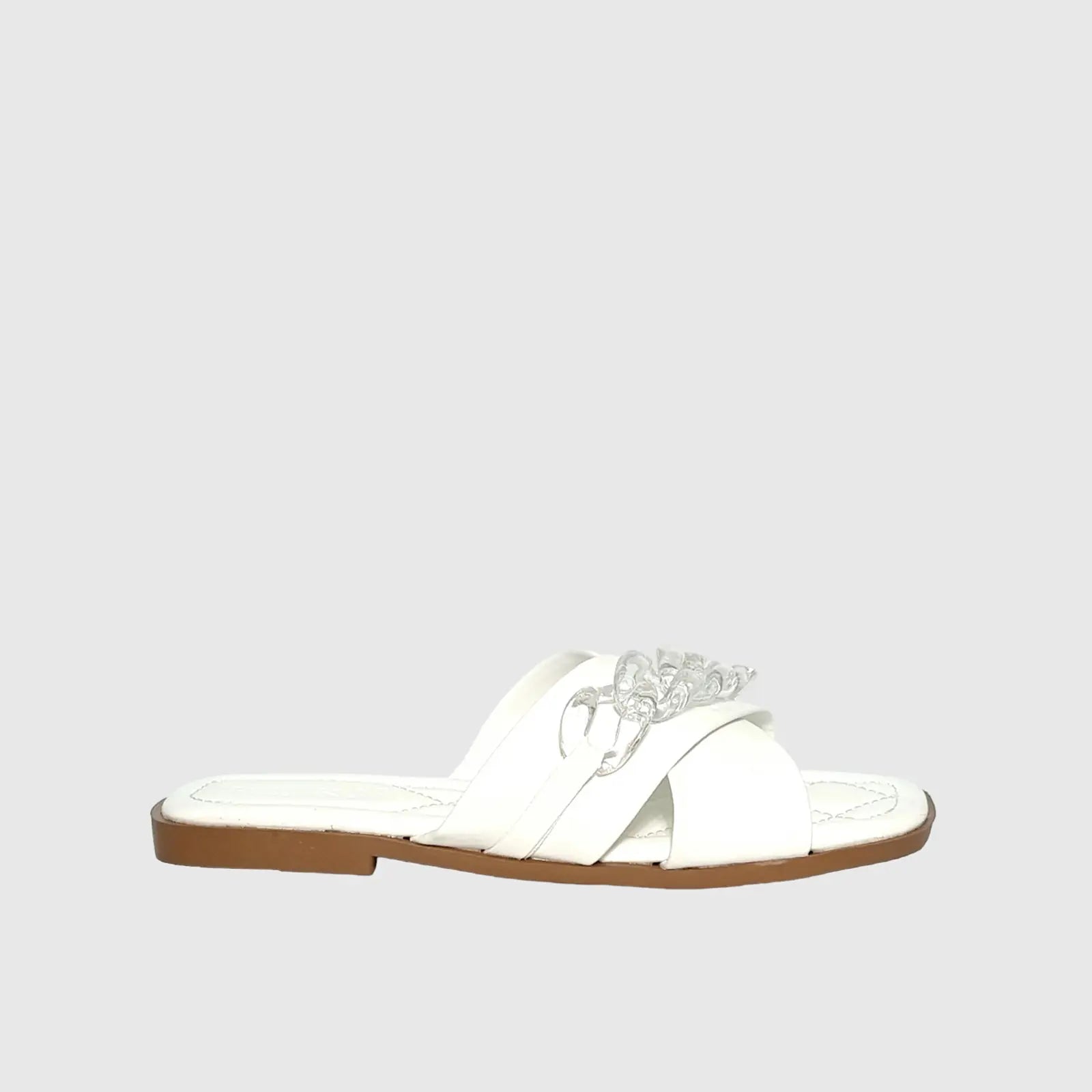 LL 1001 WHITE Sandals | familyshoecentre