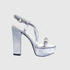 LL 590 SILVER Heels | familyshoecentre