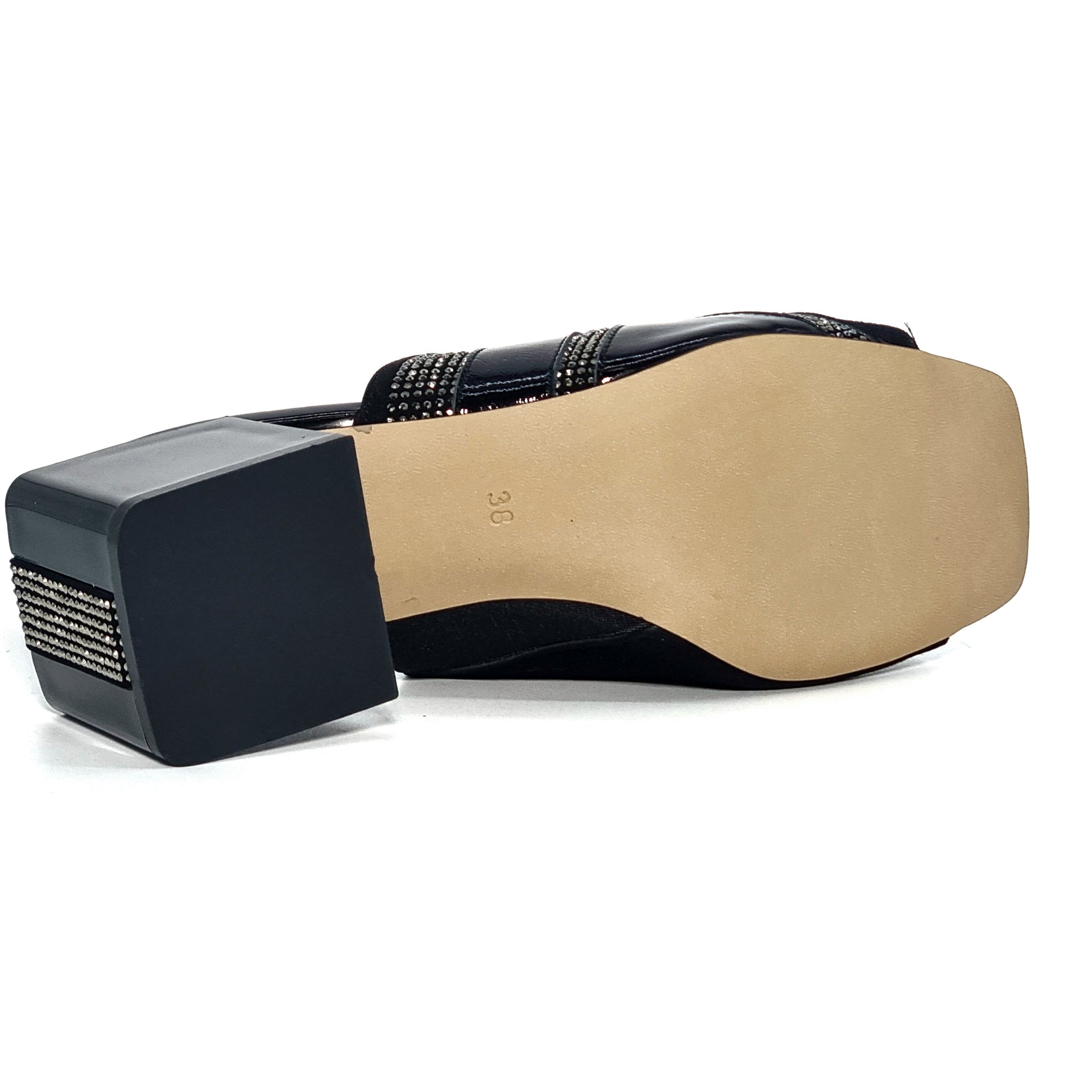 MV 5479 BLACK Sandals | familyshoecentre