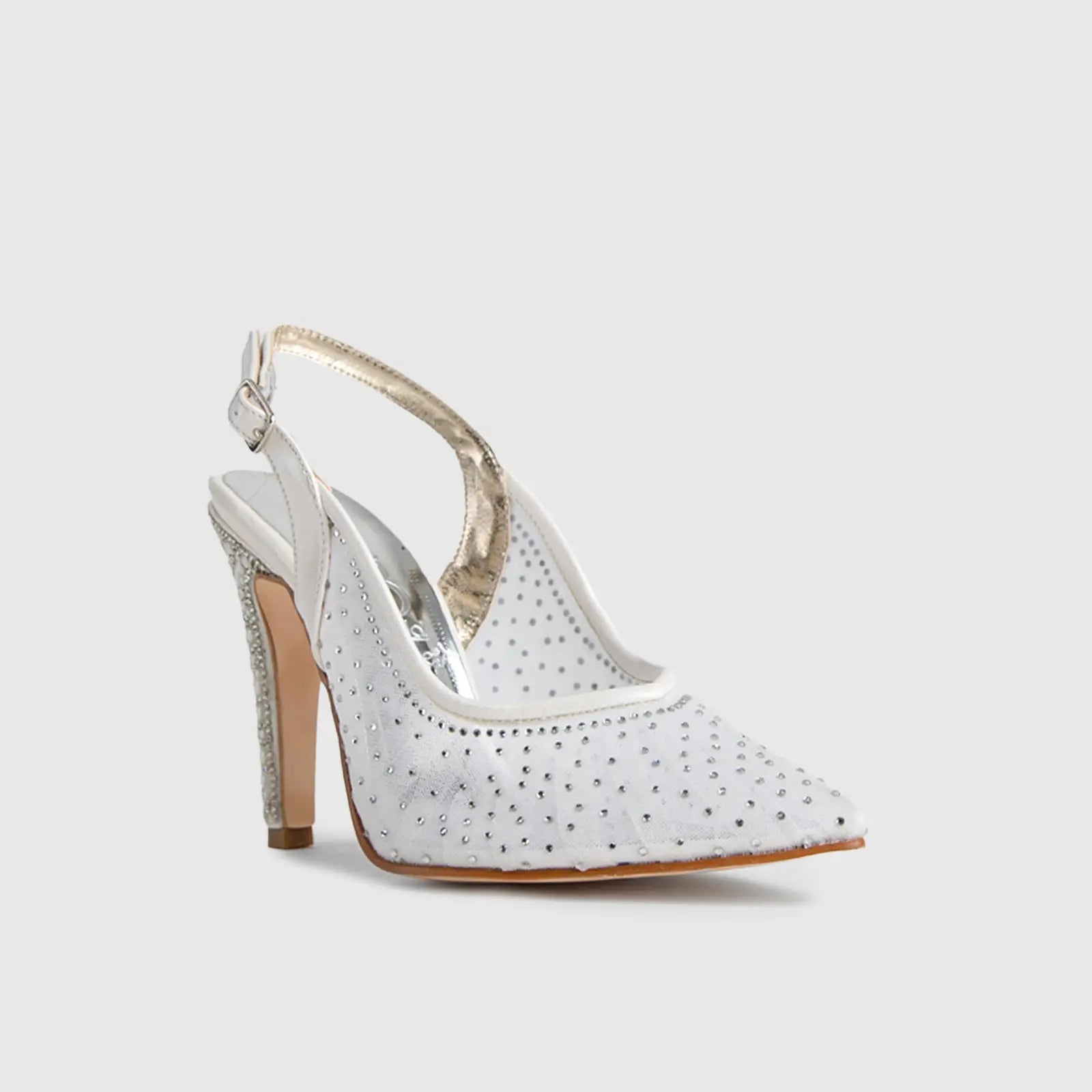 BRIDAL 5493 PEARL Heels | familyshoecentre