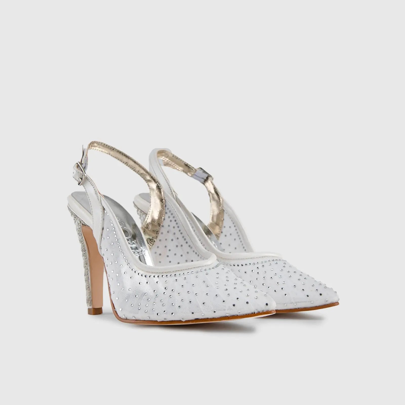 BRIDAL 5493 PEARL Heels | familyshoecentre