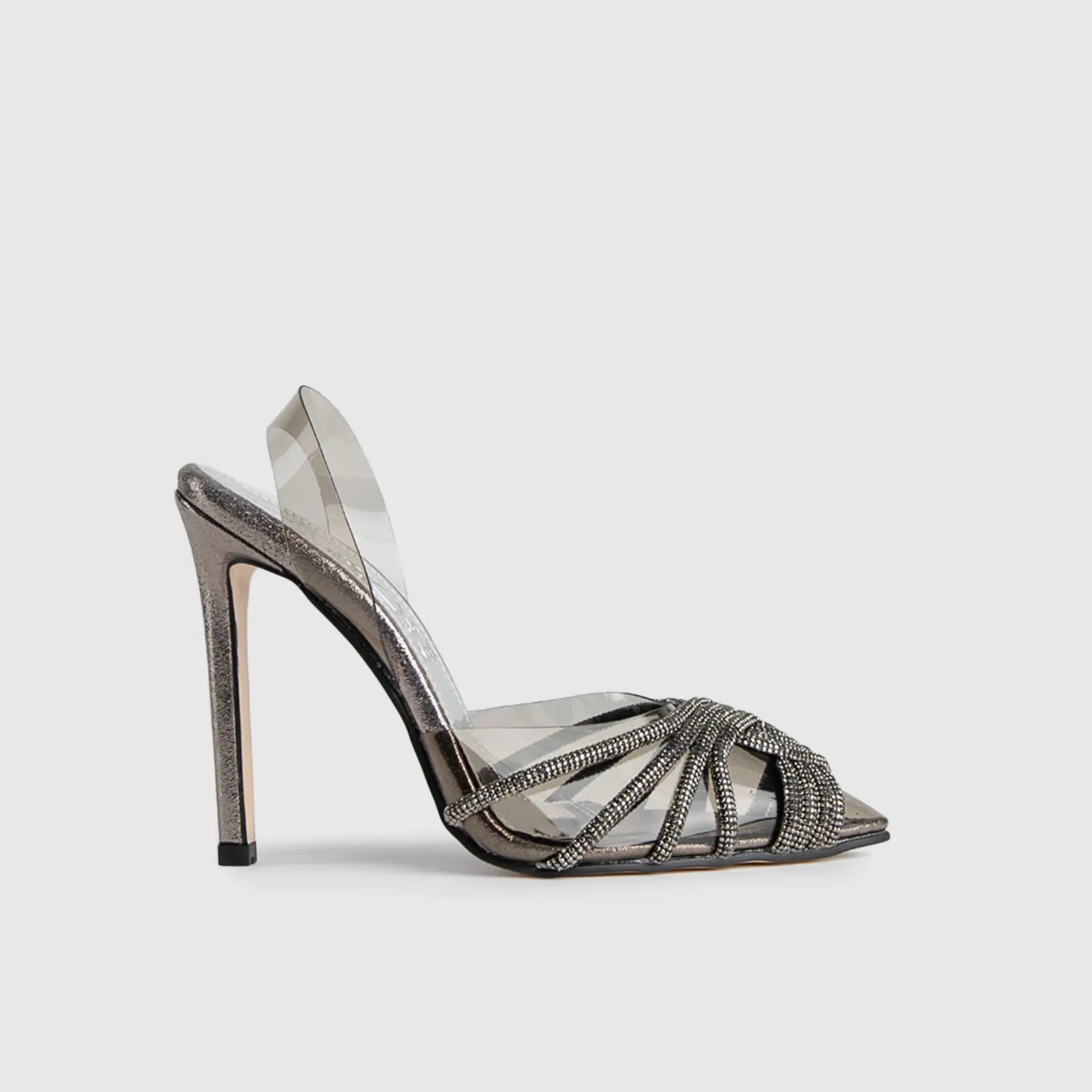 BRIDAL 6275 PEWTER Heels | familyshoecentre