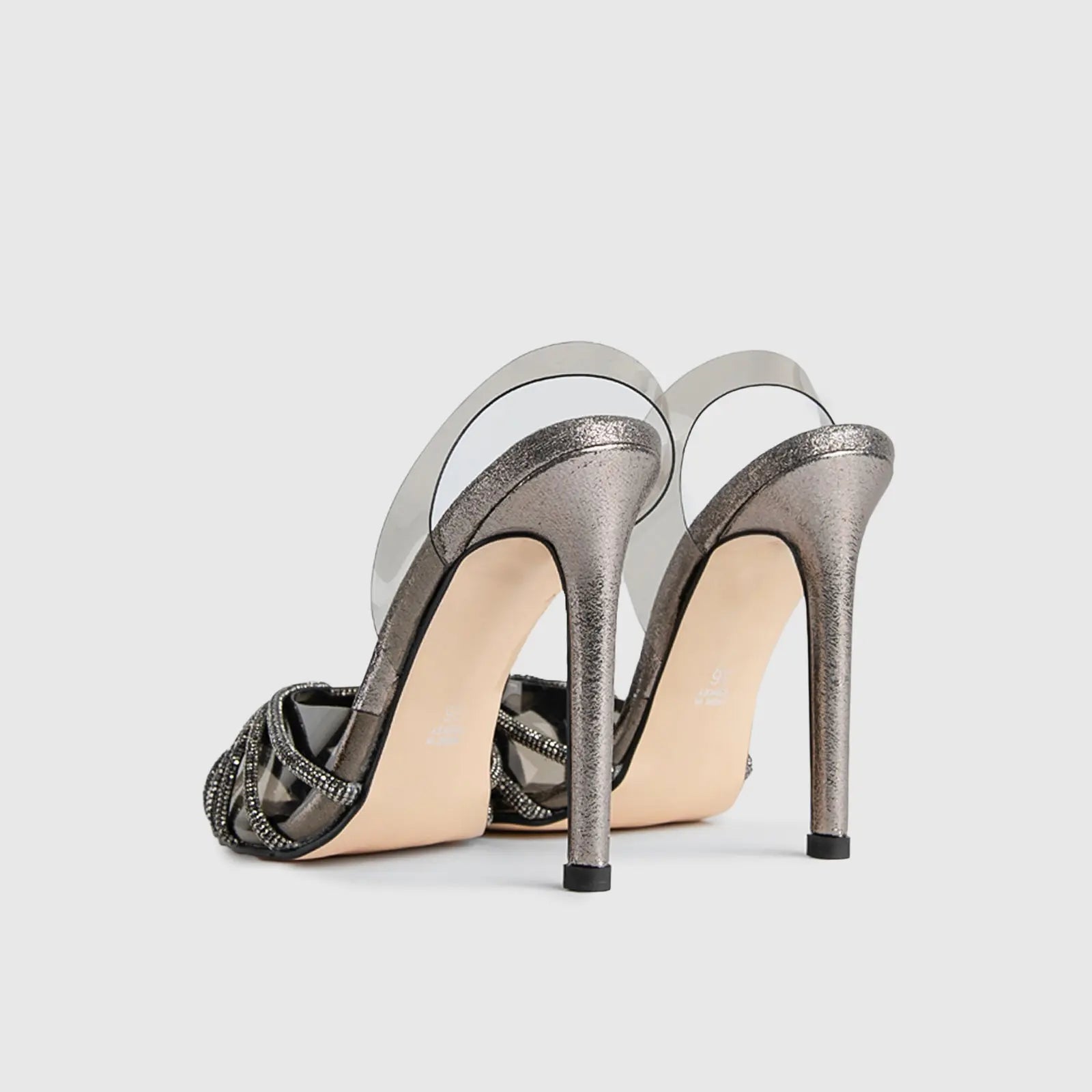 BRIDAL 6275 PEWTER Heels | familyshoecentre