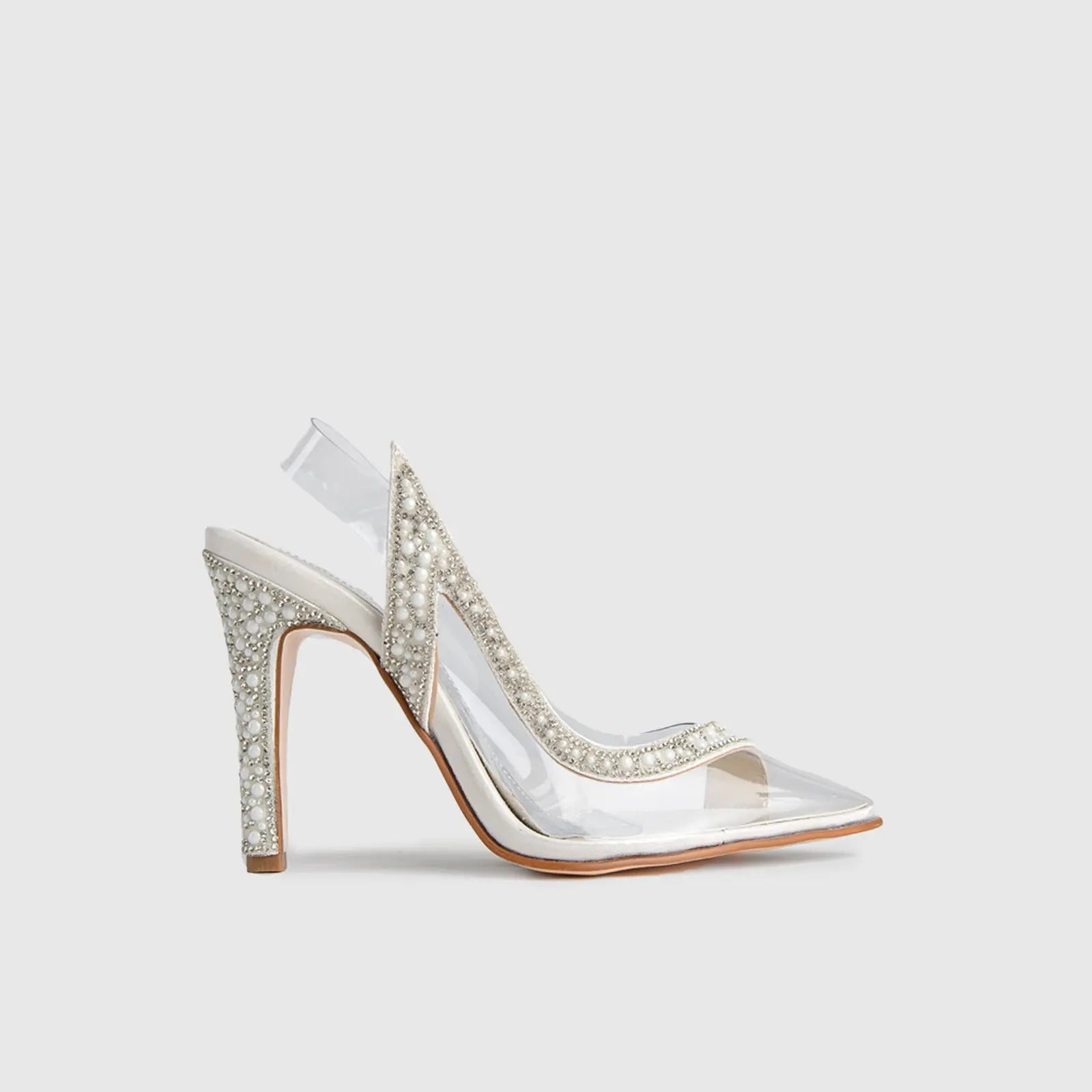 BRIDAL 5639 PEARL Heels | familyshoecentre