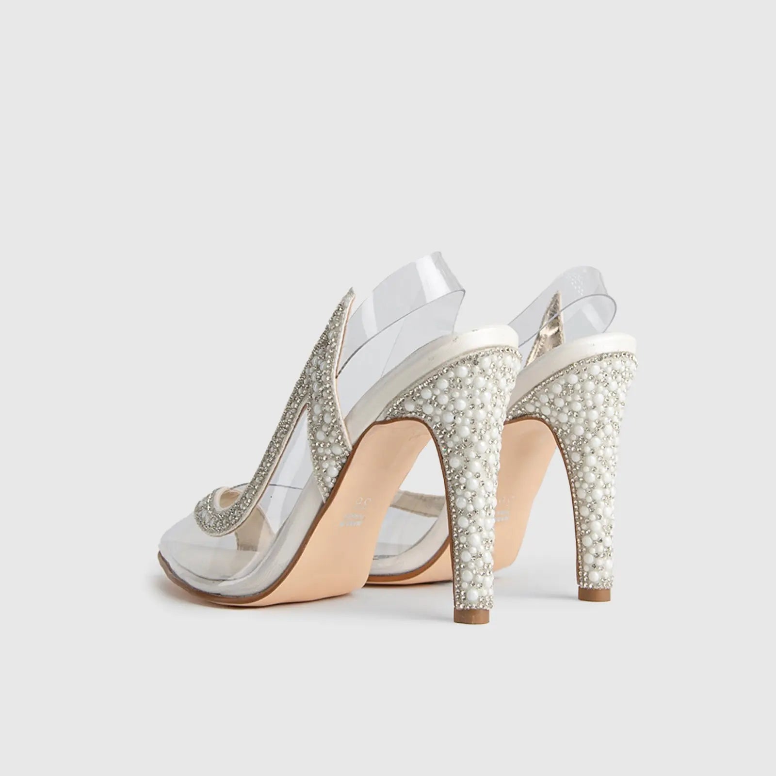 BRIDAL 5639 PEARL Heels | familyshoecentre