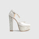 BRIDAL 5509 PEARL Heels | familyshoecentre