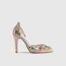 BRIDAL 5585 GOLD Heels | familyshoecentre