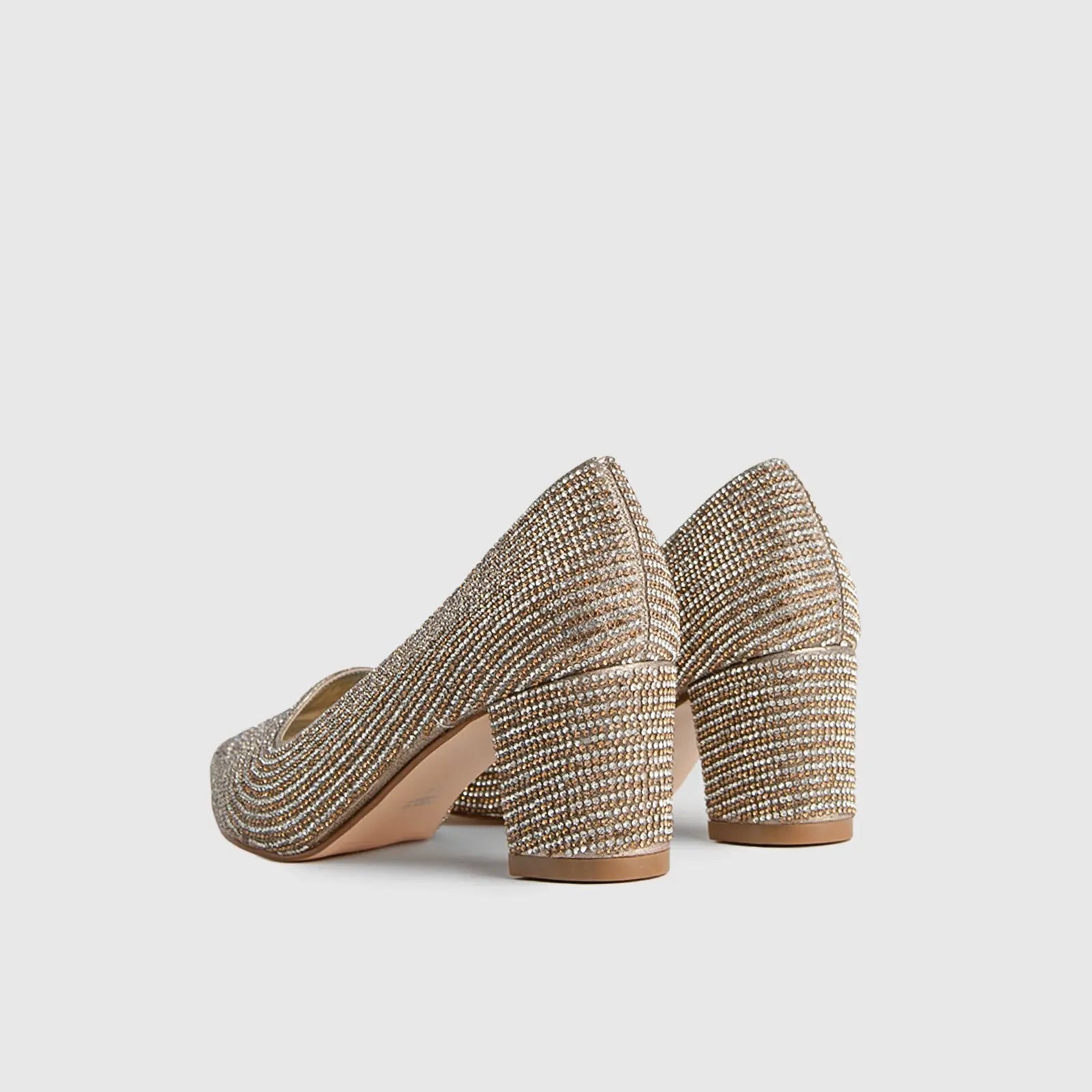 BRIDAL 5618 GOLD Heels | familyshoecentre
