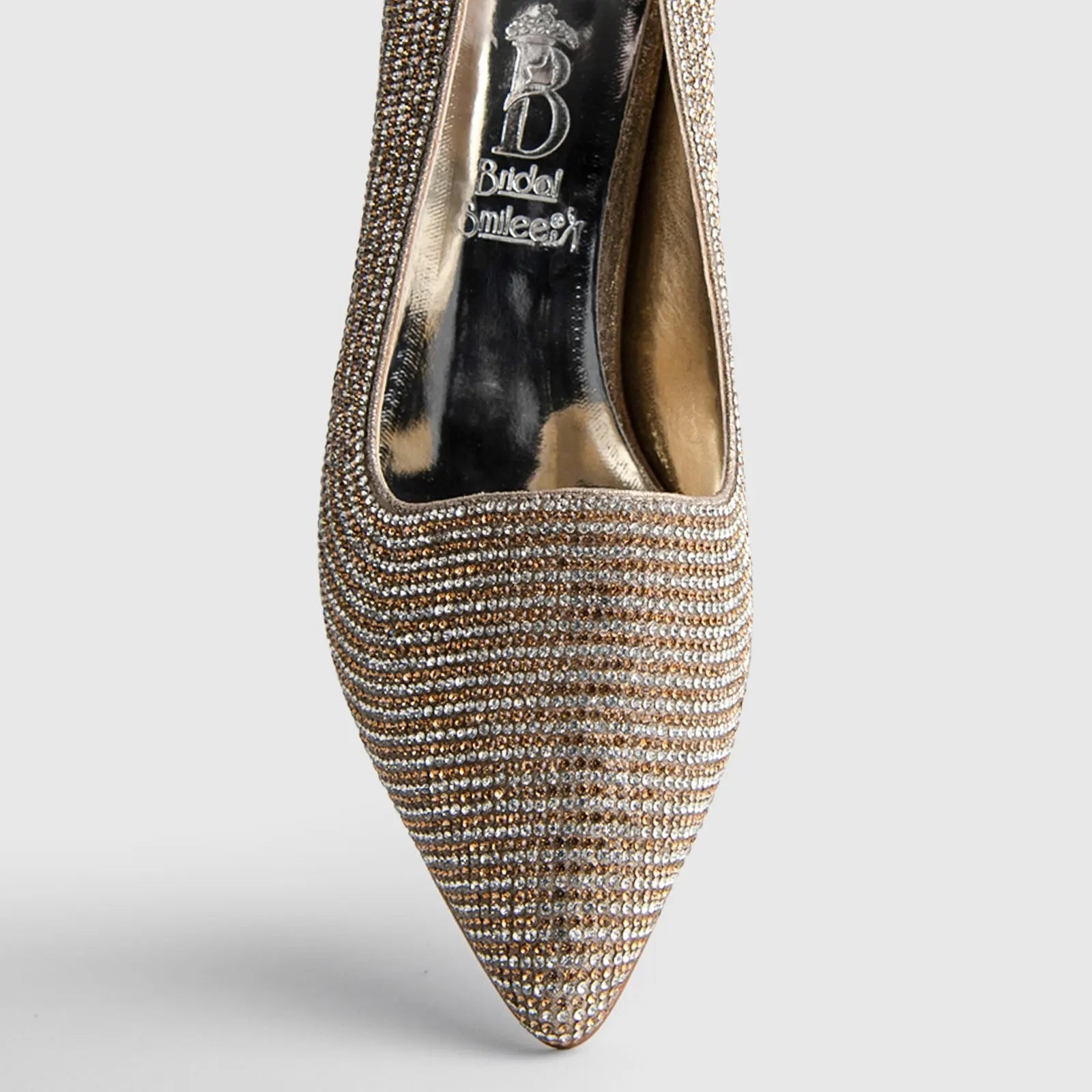 BRIDAL 5618 GOLD Heels | familyshoecentre