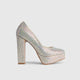 BRIDAL 5502 GOLD Heels | familyshoecentre