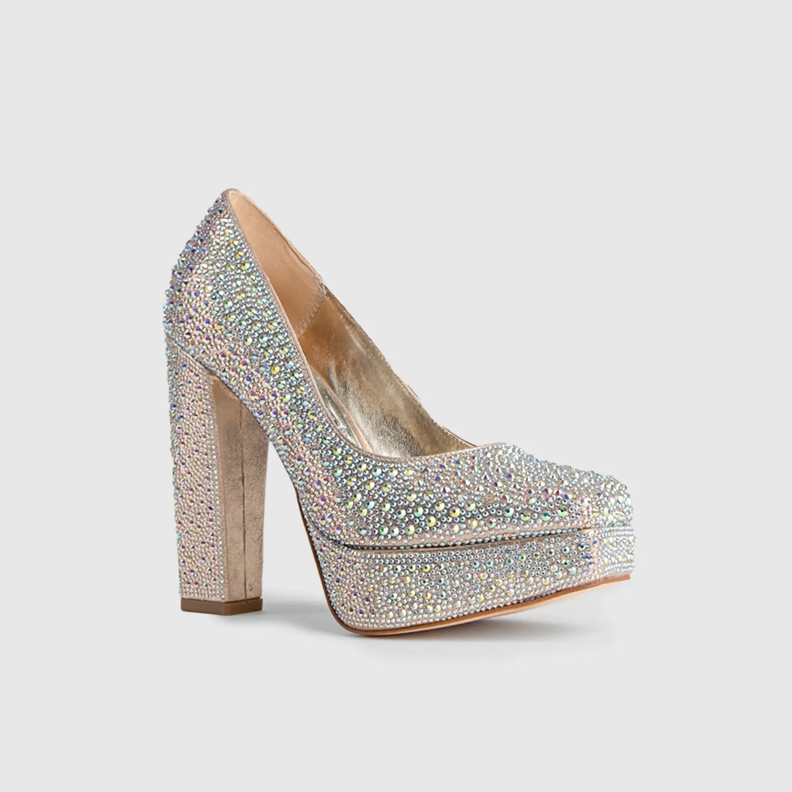 BRIDAL 5502 GOLD Heels | familyshoecentre