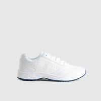 Ace Kids Lace Up Trainer White school shoes | familyshoecentre