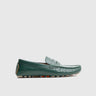 Dress Casual Loafer 13663 Green Loafers | familyshoecentre