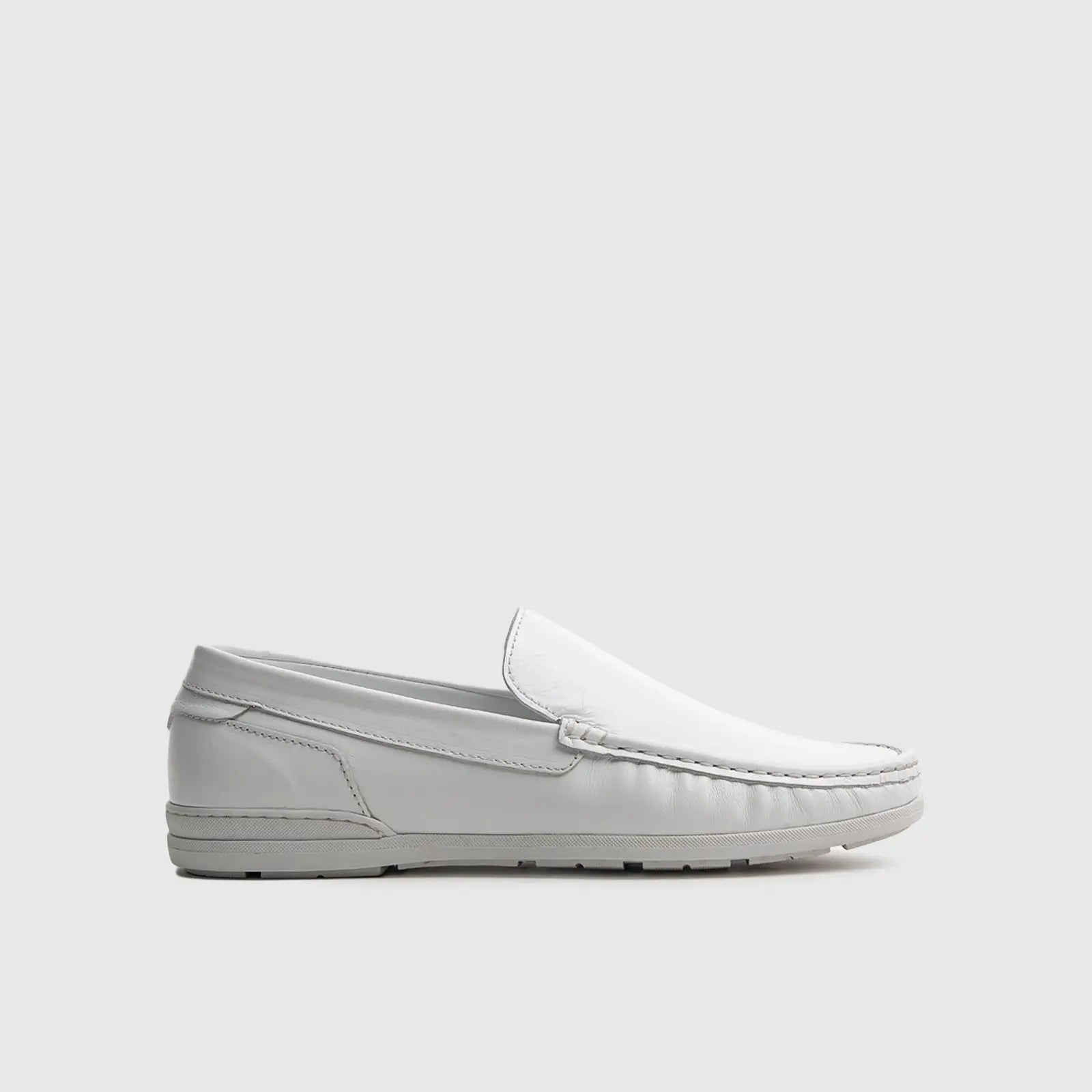 Dress Casual Loafer 13830 White Loafers | familyshoecentre