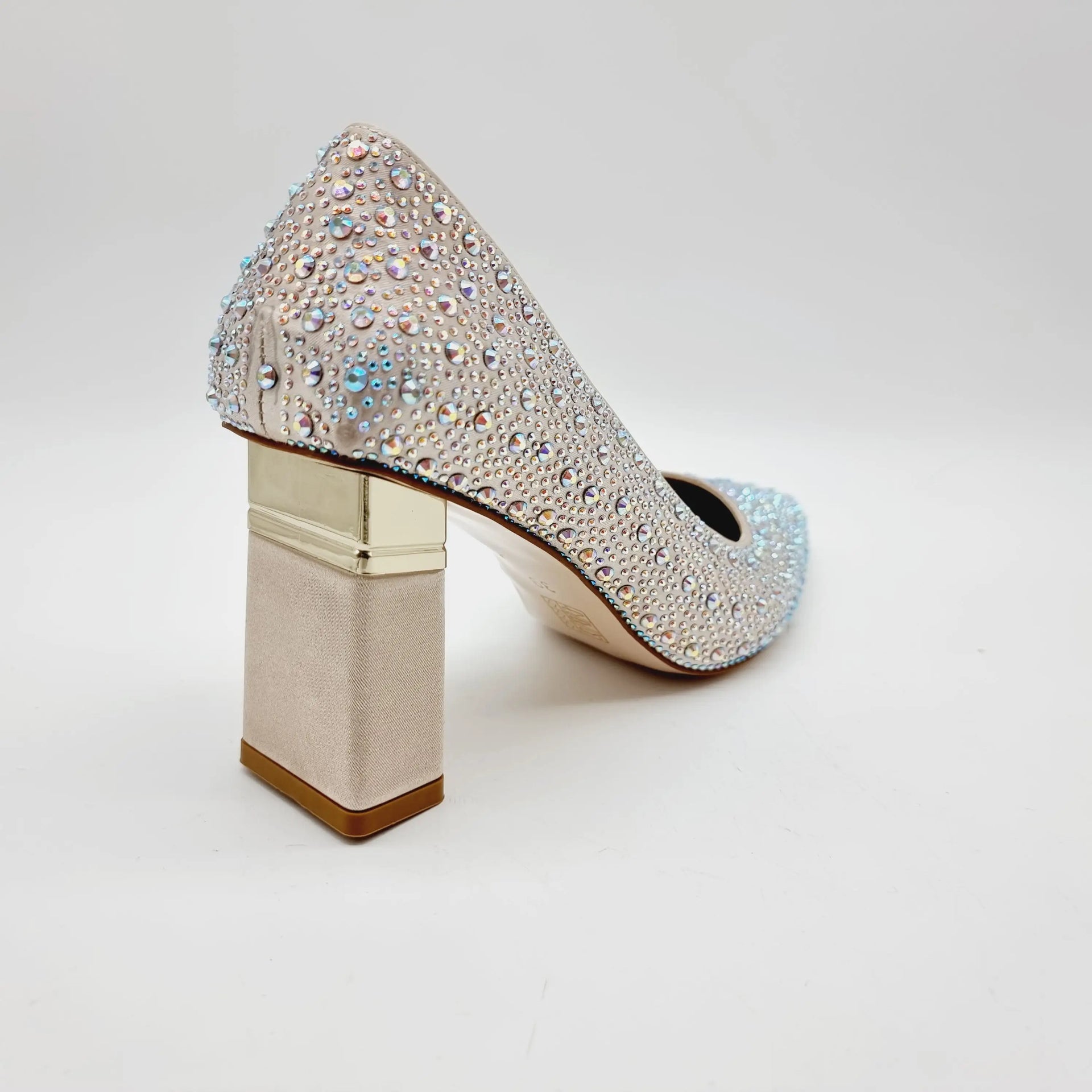 SANDRA 1202 BEIGE Heels | familyshoecentre