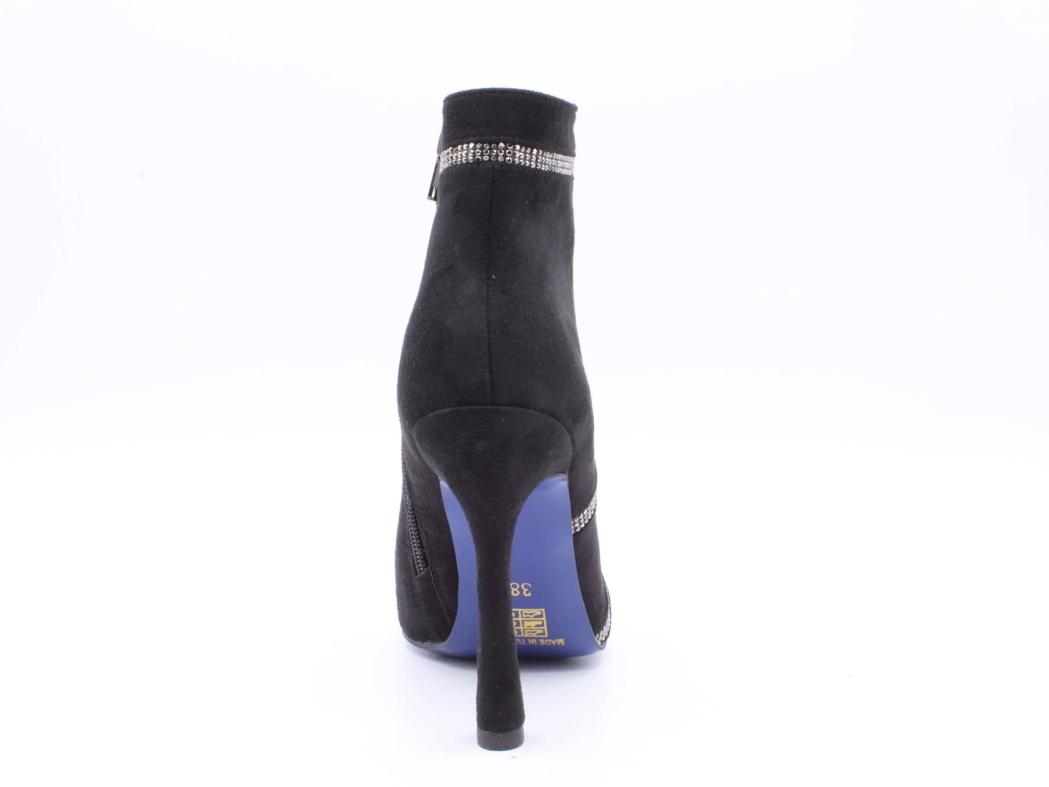 RAJ067 BLACK Heels | familyshoecentre