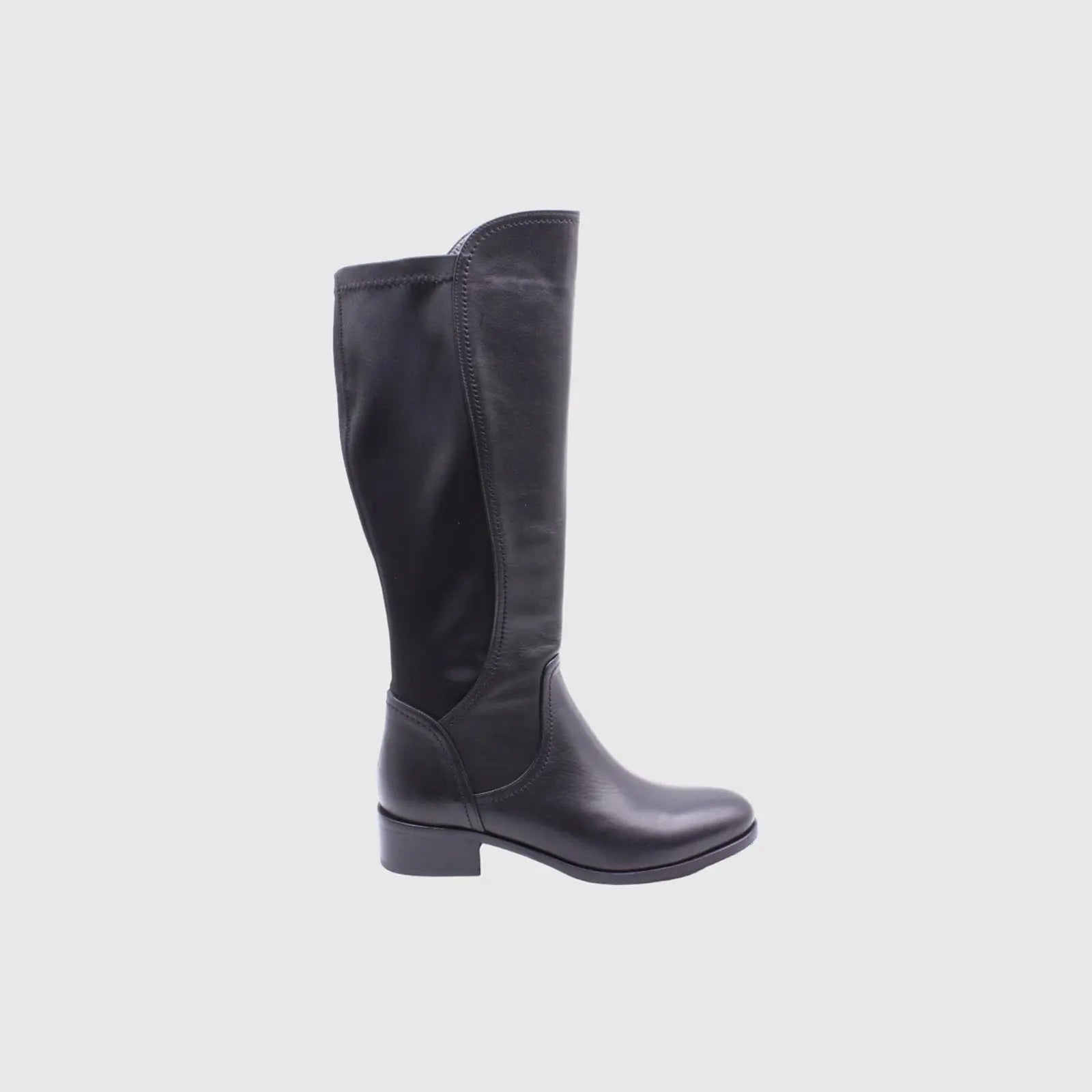 PUR031 BLACK Boots | familyshoecentre